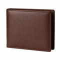 Cartera para Hombre Marrón con Múltiples Compartimentos y Diseño Clásico
