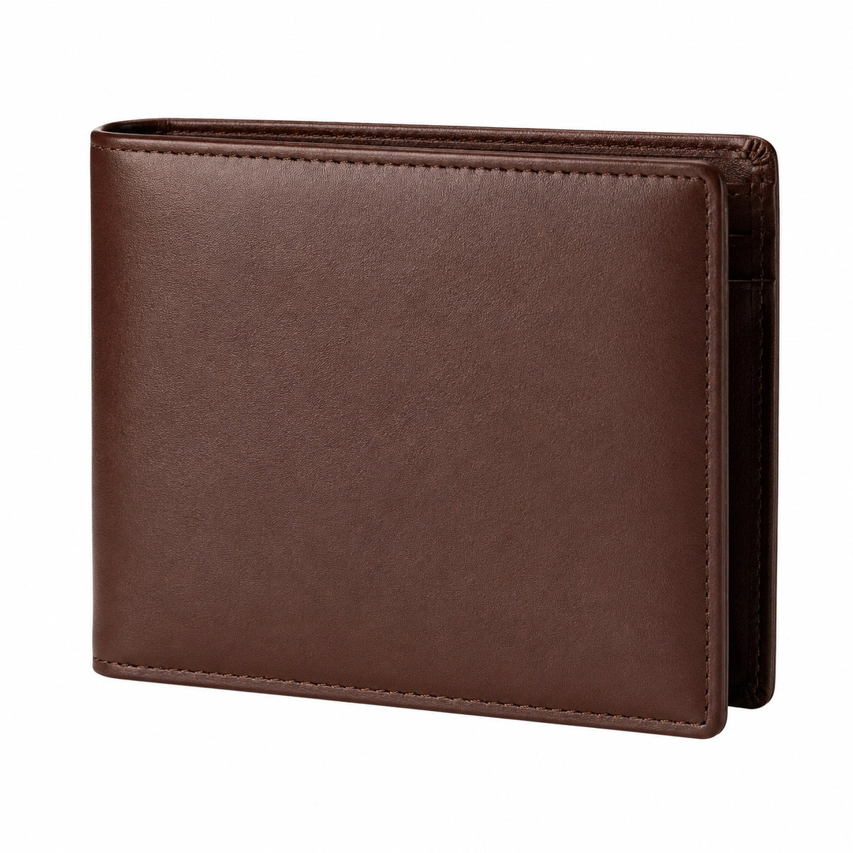 Cartera para Hombre Marrón con Múltiples Compartimentos y Diseño Clásico