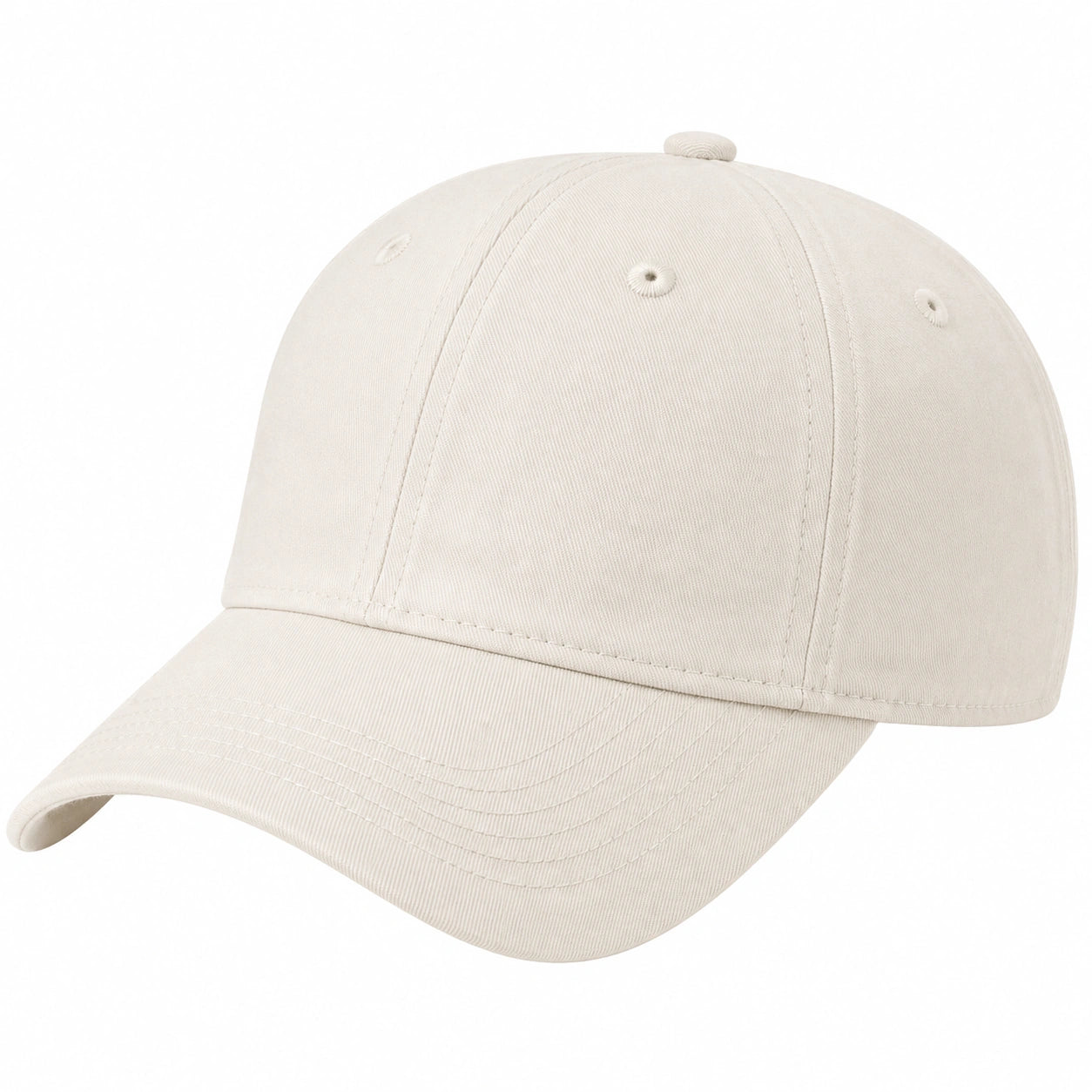 Gorra unisex beige ajustable con protección solar