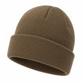 Gorro de punto clásico marrón para adultos