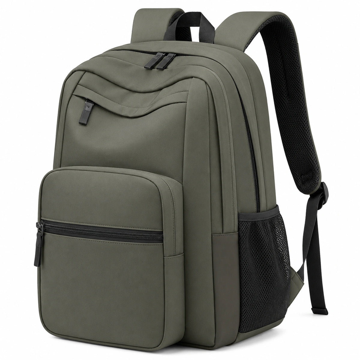 Mochila para portátil de 15 pulgadas verde oliva