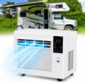 Huachorial Mobiles Klimagerät, Weiss, Schnelle Kühlung Aussen-Klimaanlage, Mini Mobile Klimaanlage Kühlgerät mit Fernbedienung