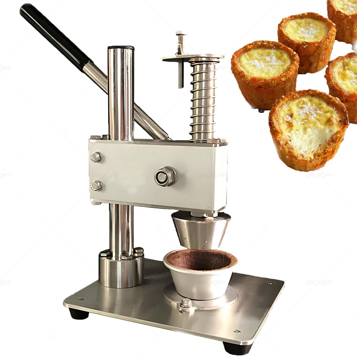 Handelsübliche Muffinbackformen, Silber, Eierkuchenpresse, antihaftbeschichtet, Edelstahl 304 und Aluminium, für einheitliche Torten