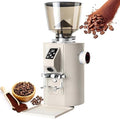 Flat Kaffeemaschine, 0,5 kg, Schwarz/Silber, Burr Kaffeemühle, Trichter, Dual-Dosiermodus, 9 Mahlgradeinstellungen