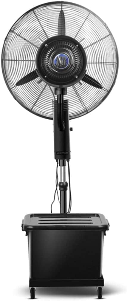 QUSYZD Turmventilator, 65 cm, 42 l, 65CM, Weiss, Industrieller Nebelventilator mit oszillierender, höhenverstellbar