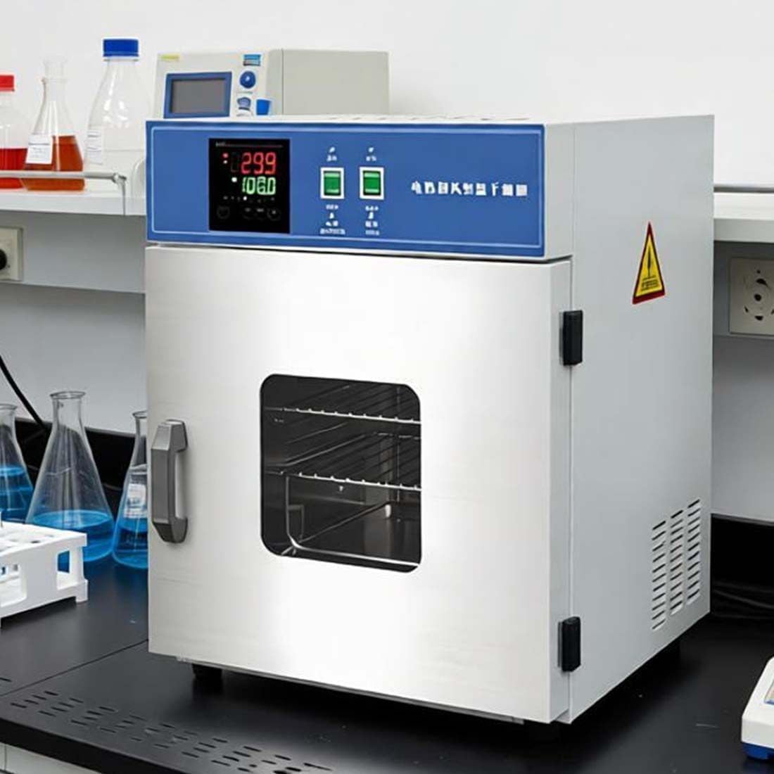 MazmornFly Öfen & Zubehör, 500 W, 800 W, 16 L, 43 L, Silber, Elektrischer Trockenschrank, Umlufttrockenschrank