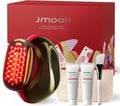 JMOON Geräte zur Faltenreduzierung & Anti-Aging-Geräte, Rot, Face Lift Geschenkkollektion, Mikrostrom Gesichtsgerät