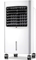 Mobiles Klimagerät, Weiss, Vertikaler Verdunstungskühler-Ventilator mit Fernbedienung, tragbare Klimaanlage für Home Office