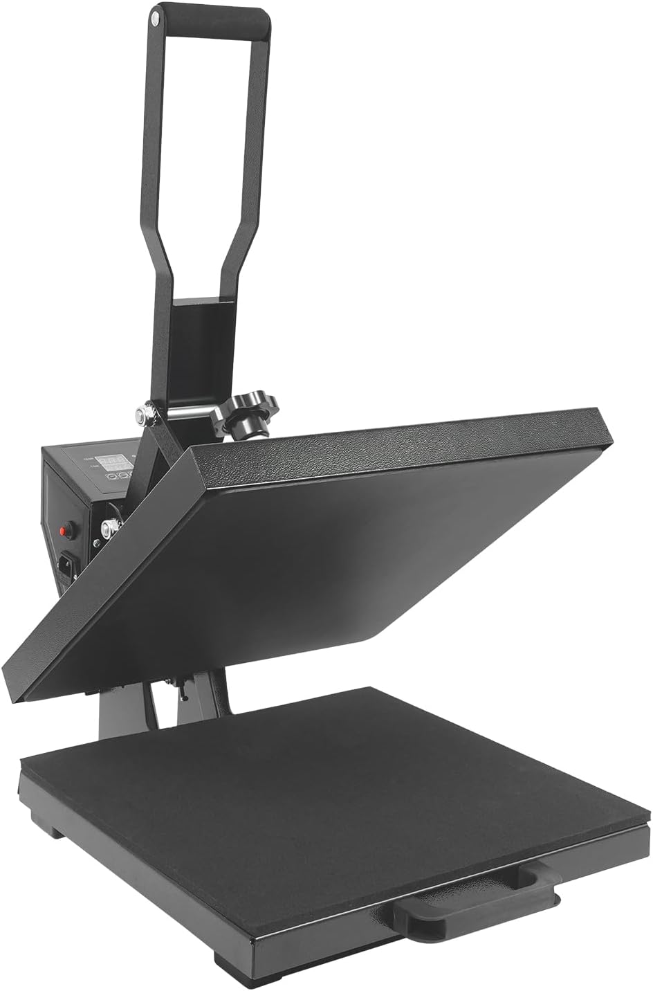 Kaichenyt Druckpressen, 50x35 cm, 1400 W, Schwarz, Hitzepresse, Transferpresse mit Digitalanzeige und Anti-Rutsch Pads