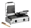 Bartscher Elektrogrill, 3,6 kW, Schwarz, Doppel-Elektro-Kontaktgrill Grillplatten glatt