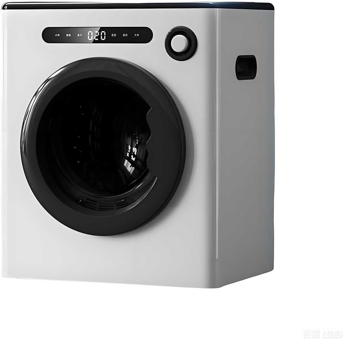 aromaoveite Waschtrockner, 800 W, 4 Kg, Weiss, Tragbarer Trockner, Kompakter, Automatisches Elektronisches Bedienfeld