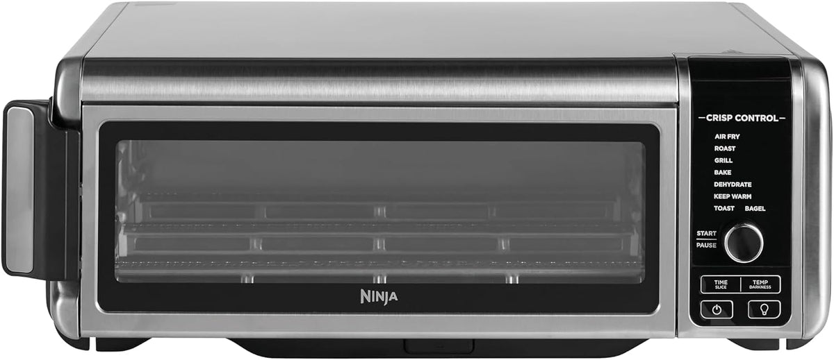 Ninja Mini-Öfen, Silber/Schwarz, Foodi 8-in-1 Multifunktionsofen, tragbarer Mini-Ofen für Arbeitsflächen, Multifunktionsofen mit 8 Kochfunktionen