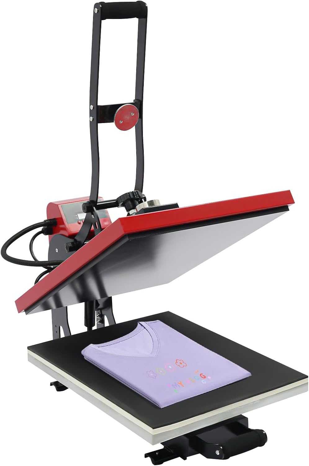 MccoMMon Druckpressen, 40X50 cm, Schwarz, Vakuum-Transfer-Maschine, T-Shirt-Heisspressen-Transfer-Maschine, Textildruck