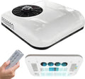 levigationlu Mobiles Klimagerät, 2200 W, 12 V, 24 V, 24 V, Weiss, Dc / Wohnmobil-Dachklimaanlage, Leise Klimaanlage Wohnwagen