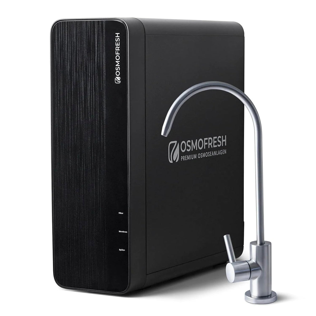 OsmoFresh Wasseraufbereiter, Grau, Flow2 Untertisch-Osmoseanlage, Bis zu 7-fach Filtersystem (DirectFlow), 600 GPD