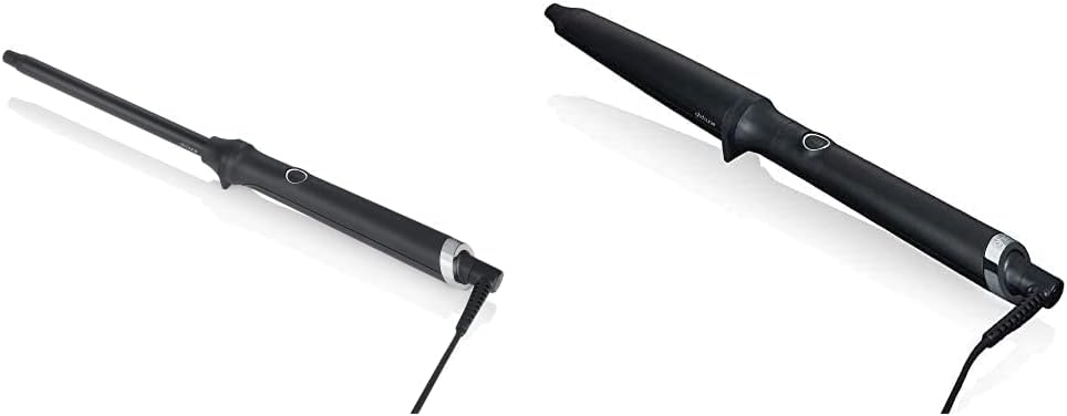 ghd Lockenstäbe, Schwarz, curve thin wand, professioneller Lockenstab ohne Klammer & curve creative, konisch