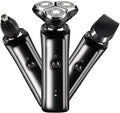 WTUIJQW Rotationsrasierer, Schwarz, Rasierer, Rasiermaschine 4D Smart