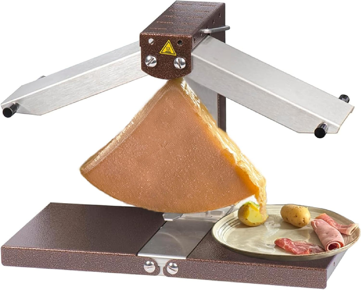 Louis Tellier Raclettes, Schwarz, Raclette-Grill 1-6 Pers., Brézière® Signature Original, Langlebig & Einfach zu Reinigen