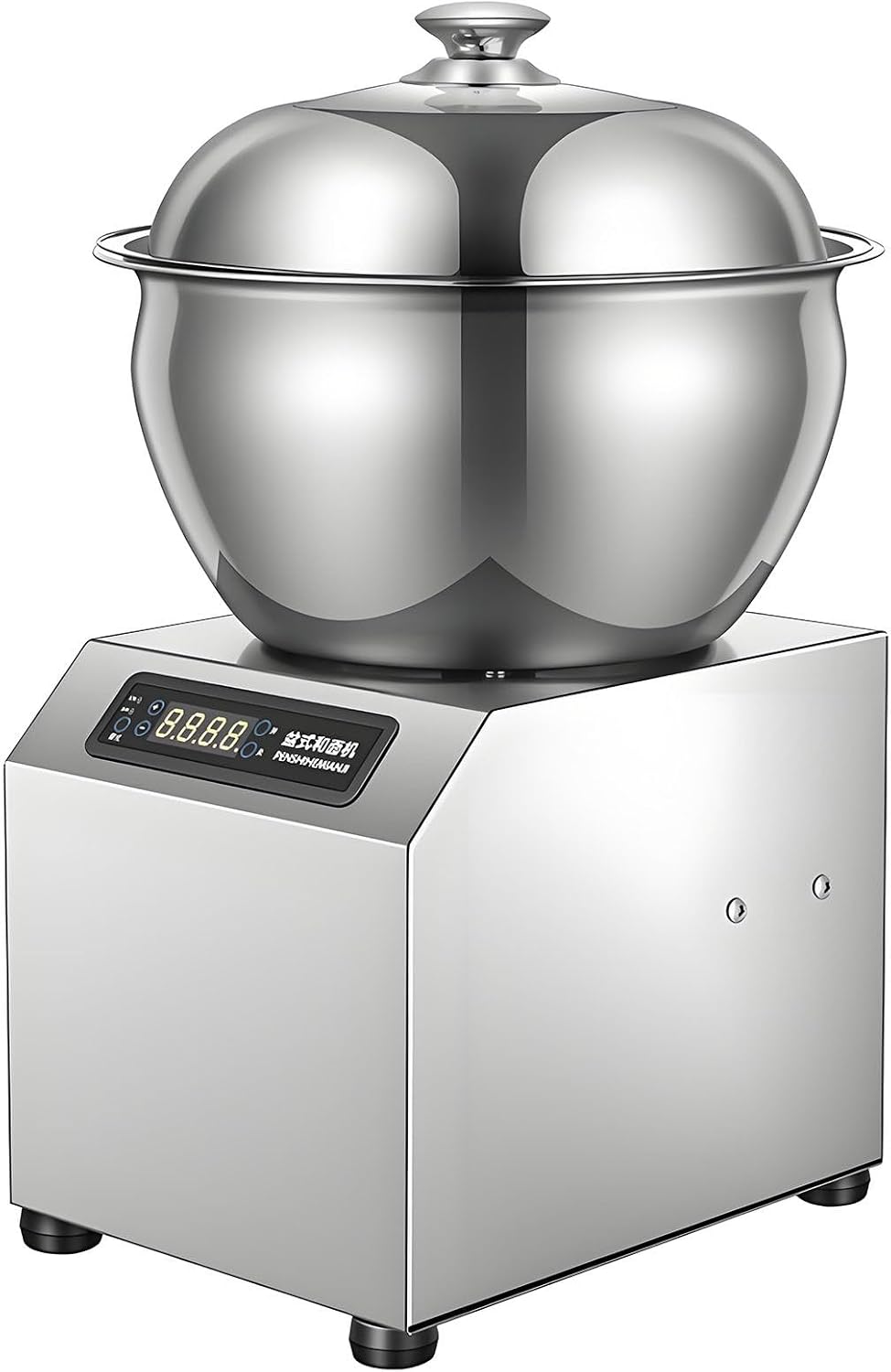 TozMvi Knet- & Rührmaschinen, 5 Kg, 8 Kg, 8 kg, Silber, Teigknetmaschine, Gewerbliche Teigmaschine, Doppelrotierende Teigknetmaschine Aus Edelstahl