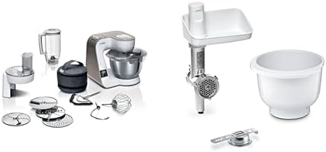 Bosch Hausgeräte Universalküchenmaschinen, Schwarz, Küchenmaschine MUM5 MUM5XW20 & Zubehör-Set BakingSensation