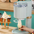 Eismaschine, 1 L, Grau, Automatischer Mini Maker & Joghurtbereiter, Kompakte Heim für Bar und Café