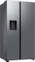 Samsung Kühl-Gefrierkombination, 178 cm, 634 l, Silber, RS70F66KCTEF Side-by-Side, AI Kühlschrank mit Gefrierfach