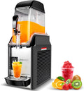 LEEVOT Eismaschine, 550 W, 12 L, Schwarz, Gewerbliche Margarita-Slush- für gefrorene Getränke, 0 bis 8 °C, BPA-frei