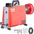 VEVOR Reinigungssets, 10 cm, 250 W, 8 mm, 5 mm, Schwarz, Rohrreinigungsmaschine Rohrreinigungsgerät, 20mx15, 6mx9
