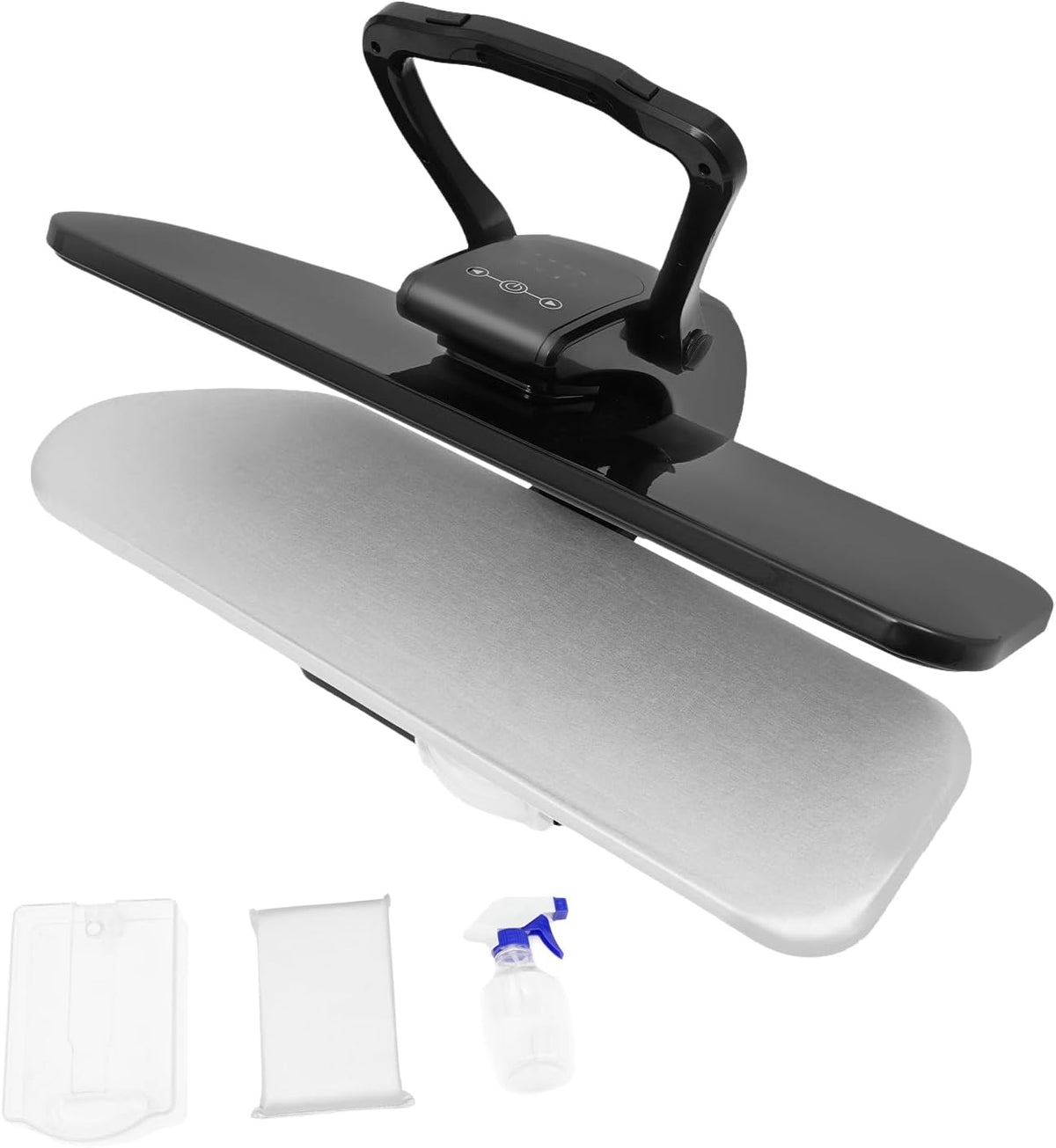 ROGONPDK Bügelpressen, 2200 W, Schwarz, Dampfbügelpresse, Dampfpresse, Dampfbügelstation, Dampfbügelpressensysteme