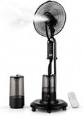 Baannaww Standventilatoren, Weiss, Nebelventilator mit 3.2-Liter-Tank, Fernbedienung, 85° Oszillation