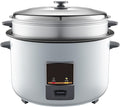 ASumPio Reiskocher, 1600 W, 19 L, 10 L, Schwarz, Gewerblicher, Hohe Kapazität 10/12/ Mit Antihaftbeschichtetem Topf