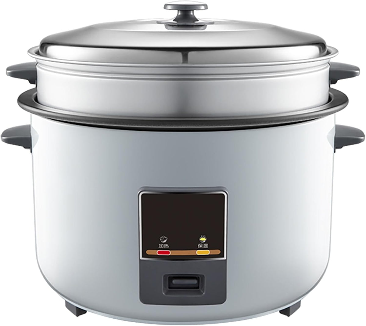 ASumPio Reiskocher, 1600 W, 19 L, 10 L, Schwarz, Gewerblicher, Hohe Kapazität 10/12/ Mit Antihaftbeschichtetem Topf