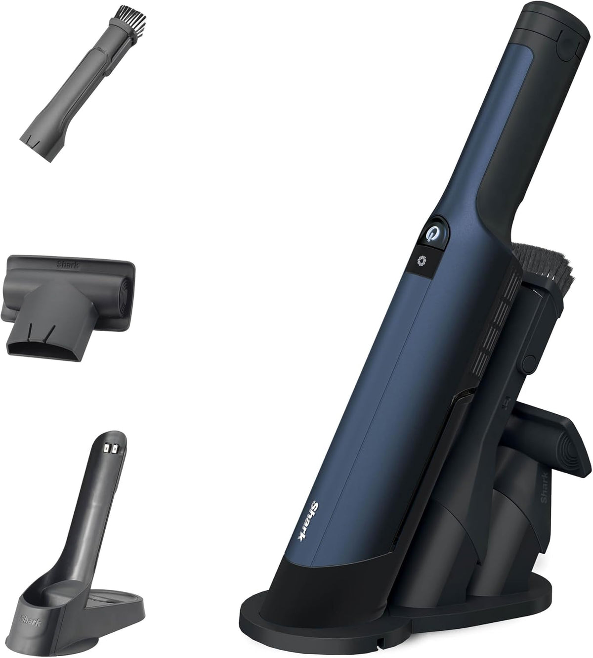 Shark Staubsauger, Blau, WandVac 2.0 Akku-Handstaubsauger [WV270UK] Leicht, Starke Saugkraft, Boost-Modus, Haustierwerkzeug