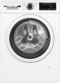 Bosch Waschtrockner, 9 kg, 5 kg, Weiss, WNA13441 Serie 4, Waschen & Trocknen, 1400 UpM, clevere Dampfbehandlung