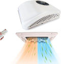 Bailigo Mobiles Klimagerät, 12 V, Weiss, RV Klimaanlage Heizung Combo Universal Dach AC Einheit 12, 9500BTU Leise Camper A/C Einheit