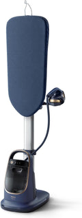 PHILIPS Dampfglätter, 2200 W, 6 Bar, 1,2 L, Blau, All-in-One-Bügellösung 8500 Serie, 90 g/min Dauerdampf, Mehrwinkliges Bügelbrett