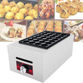 LRVTREC Takoyaki Maker, 4 cm, Schwarz, Kommerzieller Takoyaki-Maker, 28-Loch-Multifunktions-Antihaft-Backautomat