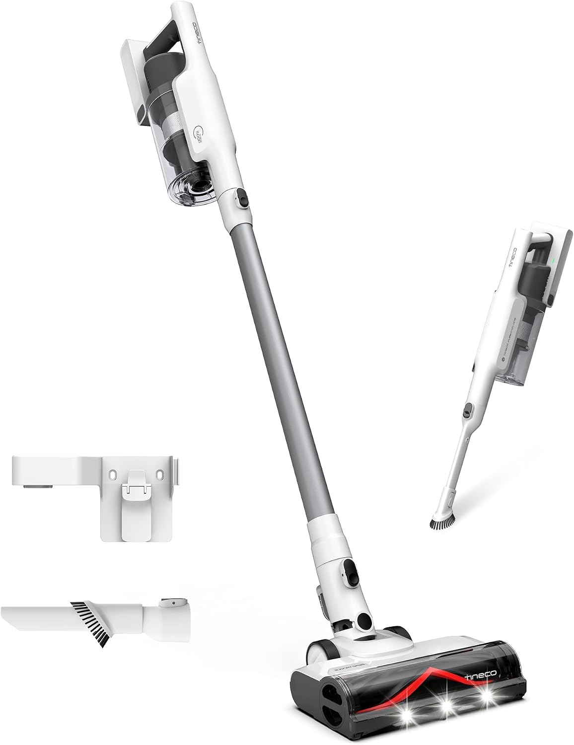Tineco Stabstaubsauger, Schwarz, A30S Akku-Staubsauger, ZeroTangle, PureCyclone, LED-Licht