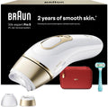 Braun Laser-Systeme, Braun/Weiss/Gold, IPL Geräte Haarentfernung Silk·expert Pro 5, PL5221, Alternative Laser Haarentfernung für Zuhause