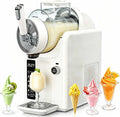 aromaoveite Eismaschine, 2l, Weiss, Softeismaschine, & Slush Maschine Mit 5 Programmen: Softeis, Slushie, Frappé Uvm
