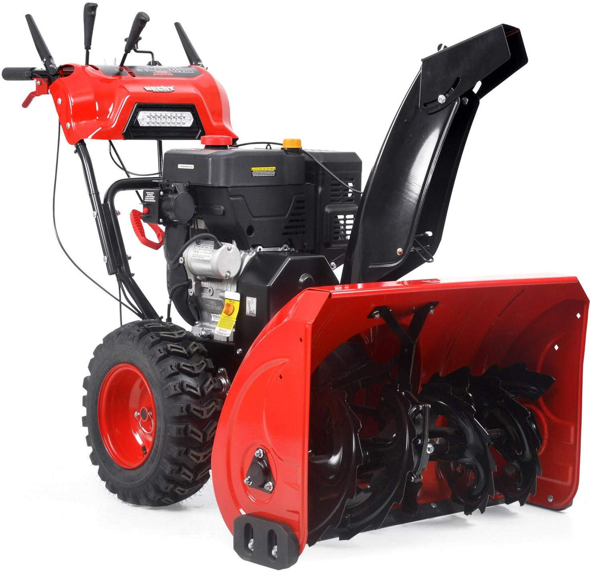 Hecht Schneefräse, 9,5 kW, 87 cm, Schwarz, 9334 SQ Benzin- ( / 13 PS, Arbeitsbreite, 8 Gänge, Griffheizung)