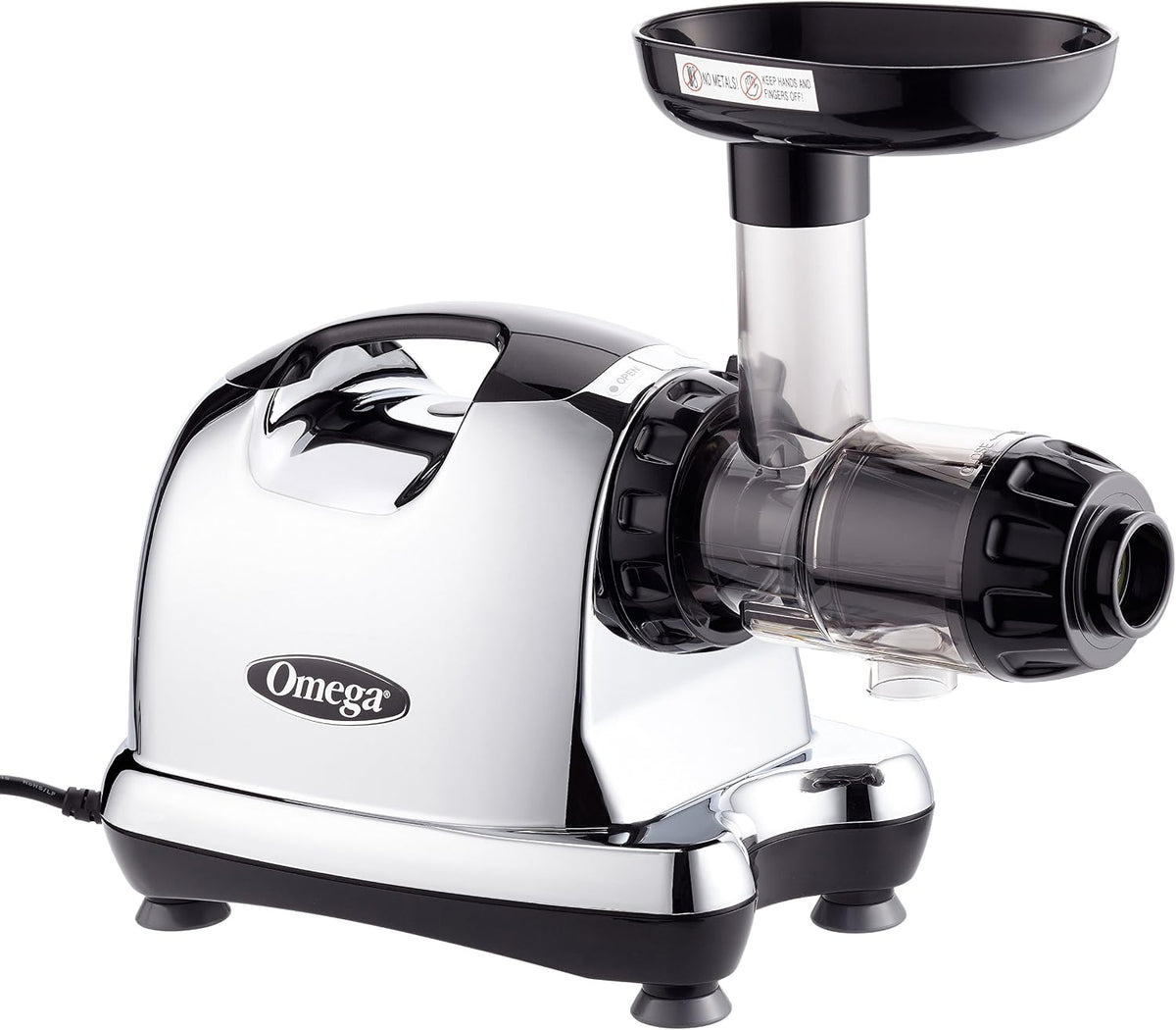 Omega Slow Juicers, 36,8 x 16,5 x 39,4 cm, Silber, Entsafter
