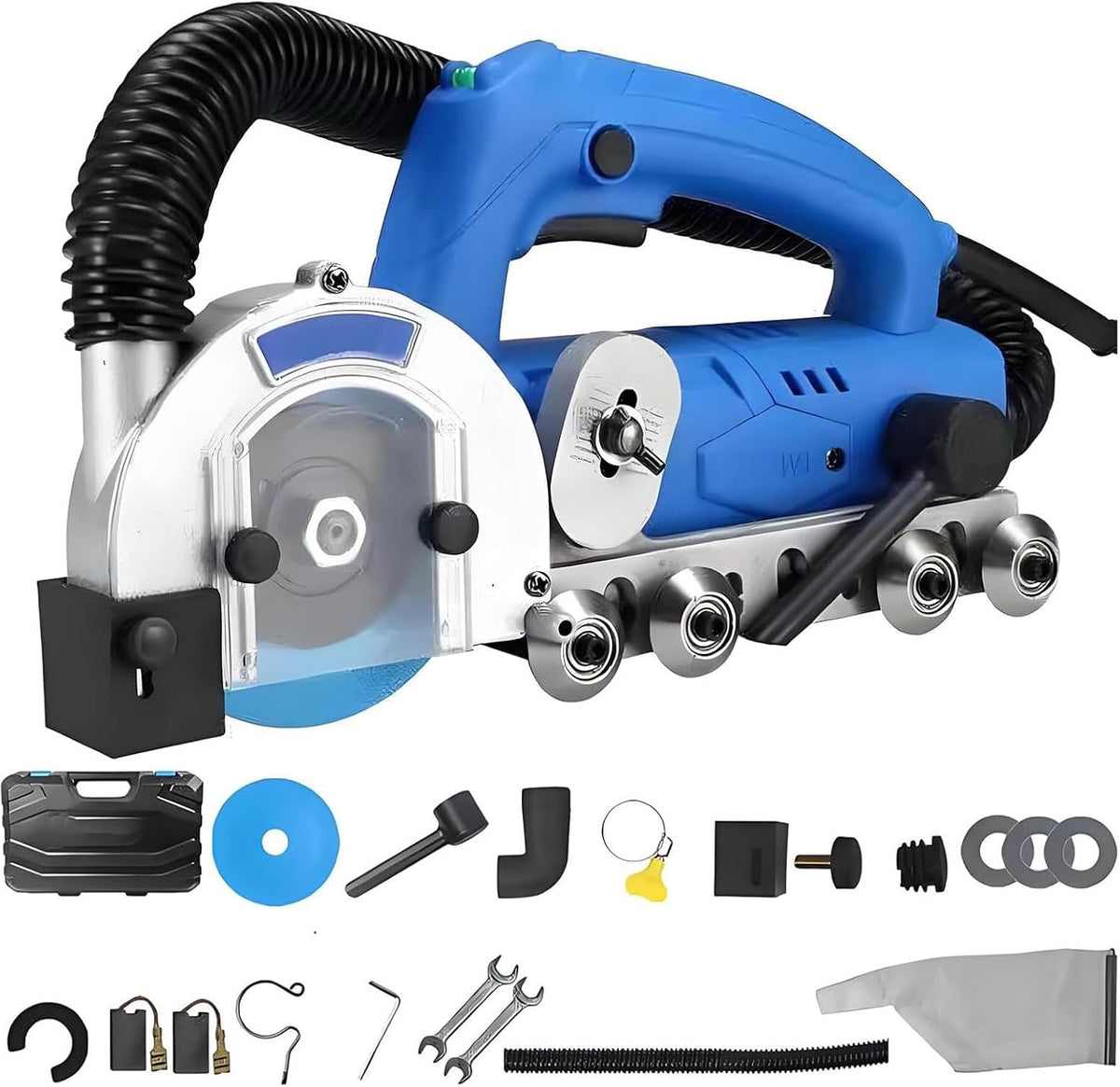 Himopuer Staubsauger, 1200 W, Schwarz, elektrischer Fugenreiniger, 9000 U/min selbstsaugende, tragbare Fliesenfugenöffnungsmaschine
