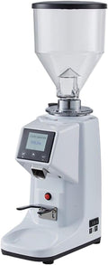 JINTVO Kaffeemaschine, 200 W, 60 Mm, Weiss, Hochleistungs-Elektrische 19-Gang-Kaffeemühle, 19 Geschwindigkeitsregelung
