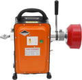 HIKUUER Abflussbürsten, 750 W, 750 W, 20m, Eisen, Schwarz, Rohrreinigungsmaschine, Abflussreiniger elektrisch, für Rohre
