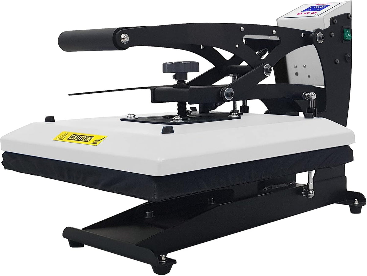 plottiX Siebdruck, 38 x 38 cm, Weiss, iXpress Pro - Transferpresse