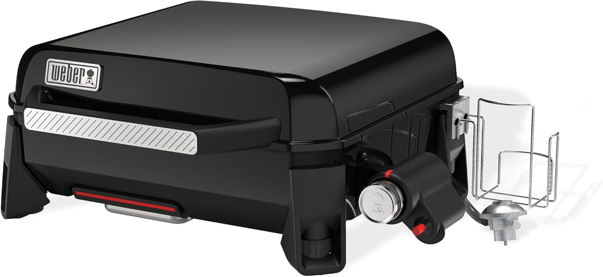 Weber Gasgrill, Schwarz, Slate GP Tragbare Premium Gasgrillplatte