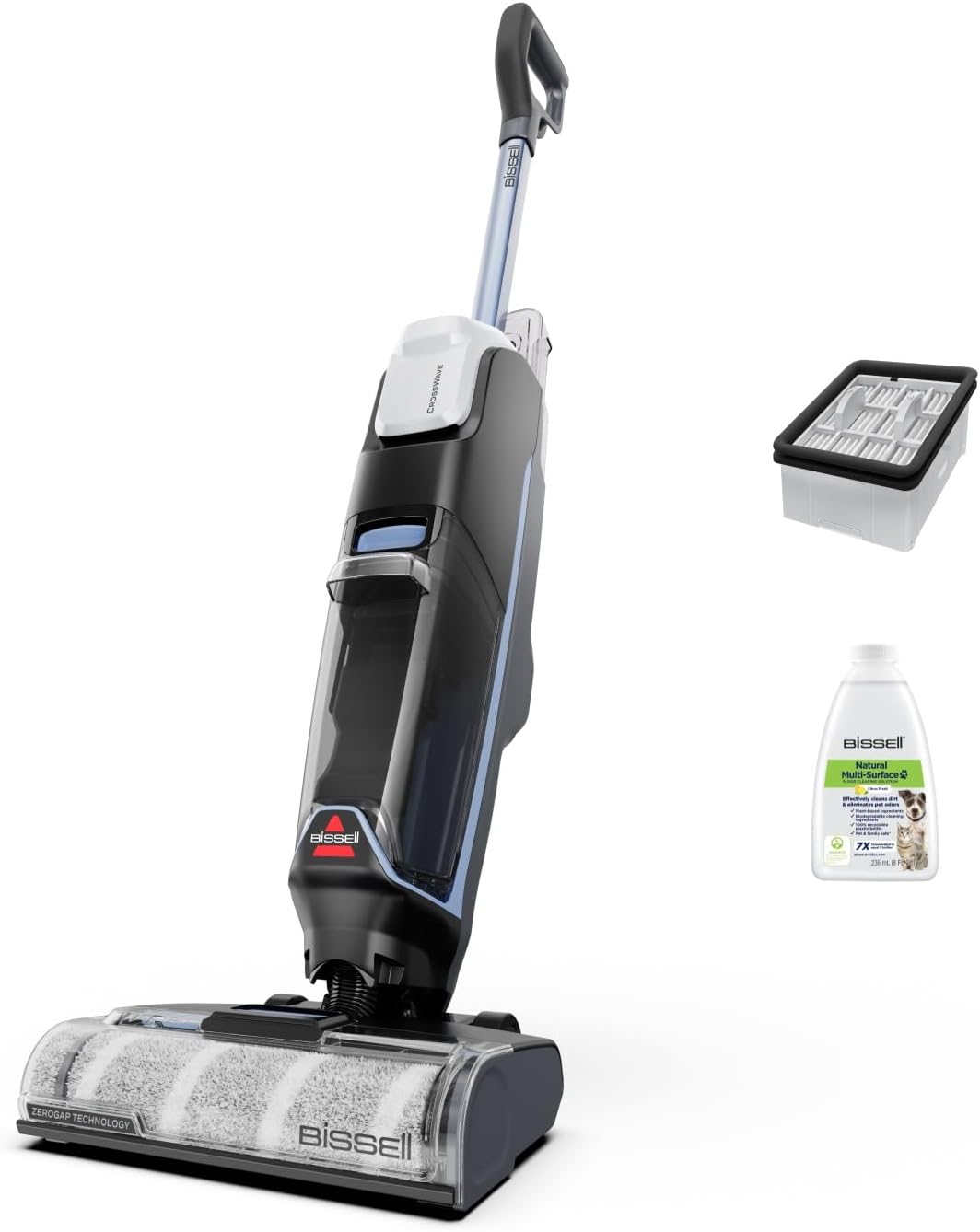 Bissell Nass-,Trockensauger für Werkstätten, Schwarz, CrossWave Edge Kabelloser Nass- & Trockensauger 4326N