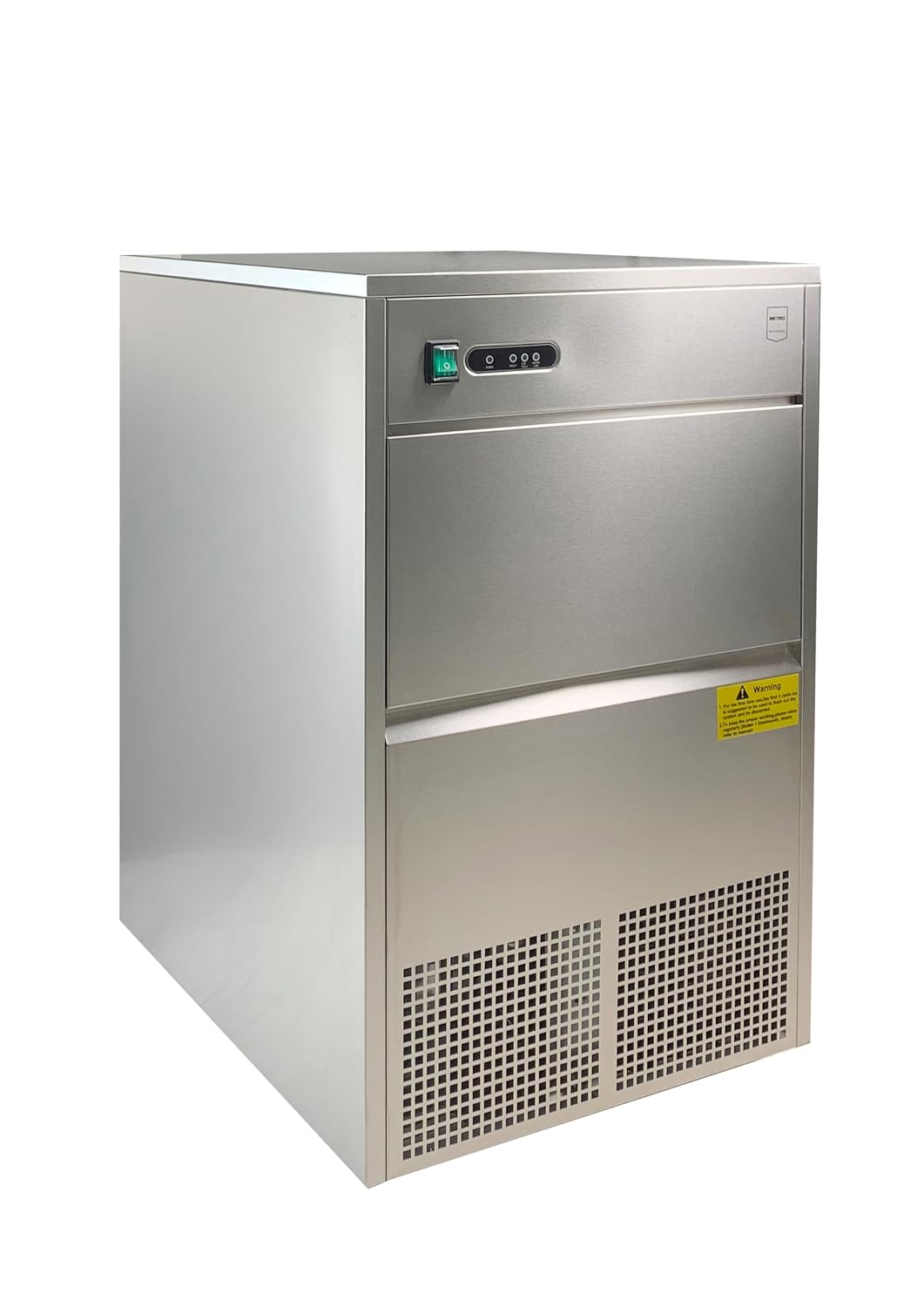 METRO Professional Eiswürfelmaschine, 60.4 x 49.8 x 83.1 cm, 42 x 51.4 x 65.5 cm, 170 W, Silber