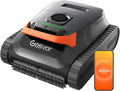 Gosvor Poolroboter, 6,9 KG, 200 m, Orange, (2026 Neu) Wand und Boden, Wasserlinie, Flachzone 4-in-1, Bis zu 200 Min. Laufzeit